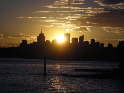 Sonnenuntergang in Sydney